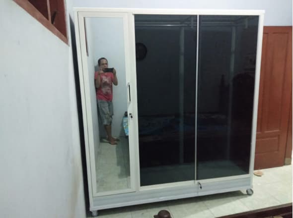 Foto indah produk yang tertata rapi